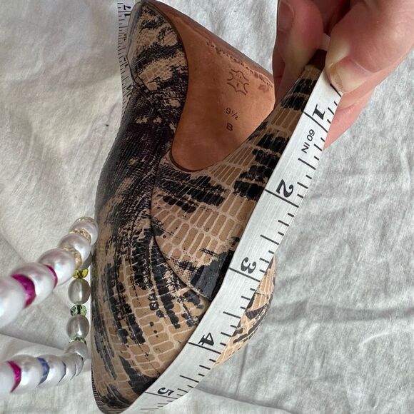 Loeffler Randal Women's High Heels Phyton Animal Print Pointed Toe Shoes Size 9. - Picture 11 of 12